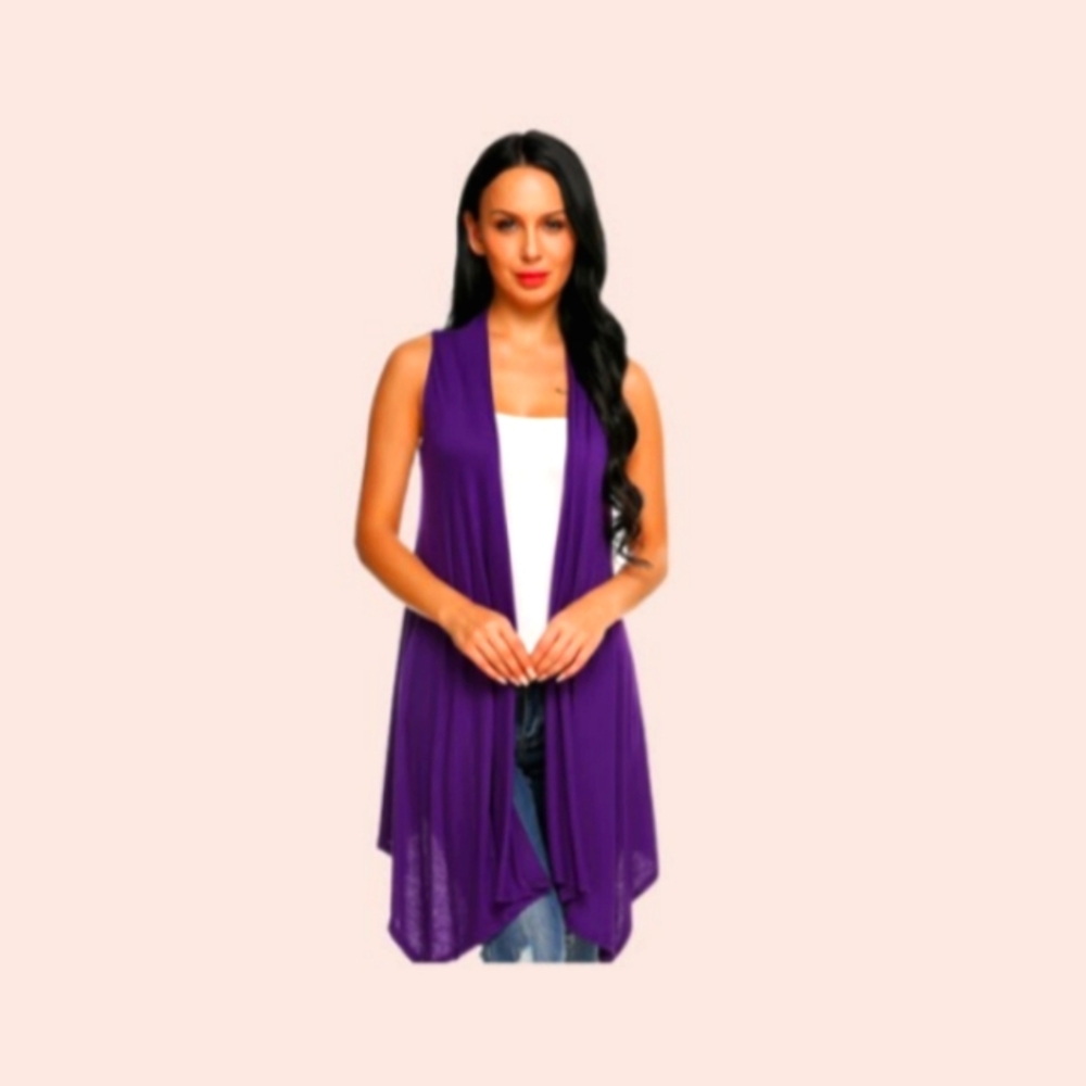 Asymmetrical Long Cardigan
